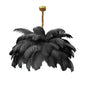 Ostrich Feather Chandelier Decor hall light