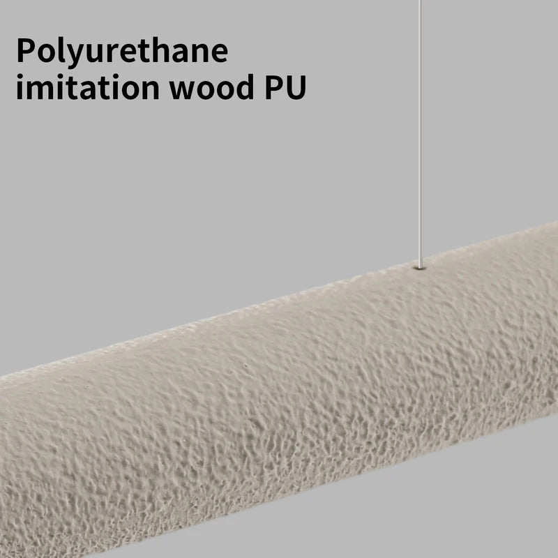 Minimalist Long Strip Wabi Sabi Dining Room Pendant Lamp Tea Bar Cafe LED Ceiling Chandelier