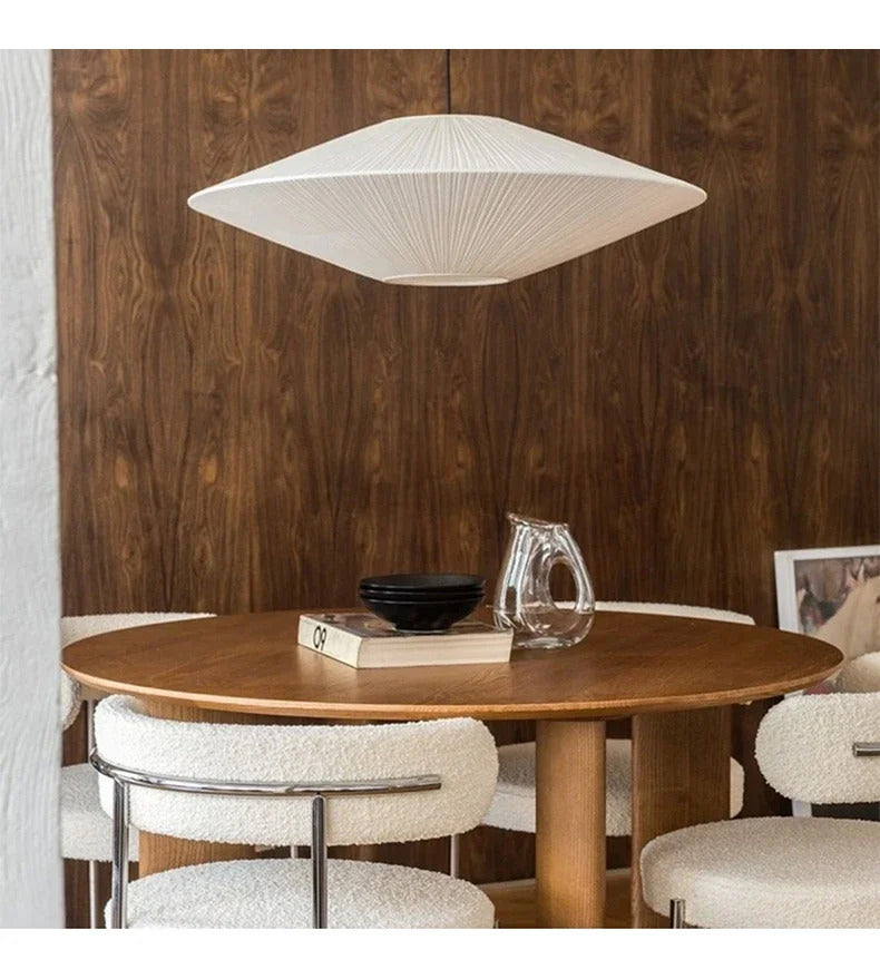 Brera Pendant Lamp Japanese Fabric Pendant Lamp Creative Dining Room B&B Ceiling Chandelier