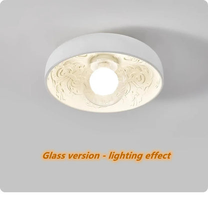 French Resin Ceiling Light Balcony Bedroom Corridor Lighting Fixture