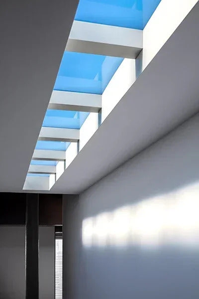 Blue sky ceiling light Kids room semi flush mount ceiling light