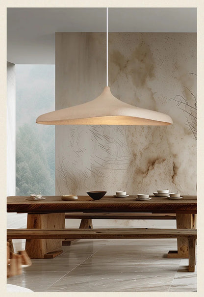 Candeeiro suspenso japonês Wabi Sabi em LED, candelabro de luxo para sala de jantar, bar, sala de estar, decoração da casa, candeeiro suspenso nórdico.