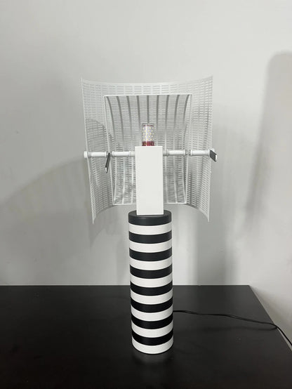 Italian Hot Sales Black White Creative Lamp Children's Bedroom Living Study Room Exhibition Hall LED Stripe Table Lighting