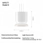 Pablo White Glass Shade Pendant Lights Desinger Nordic Led Bedside Lamp