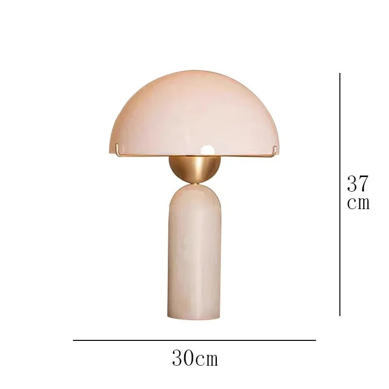 Nordic Table Lamps Natural Yellow Cave Stone Wabi Sabi Style Homestay Decoration Hotel Living Room Study Glass Bedroom Bedside