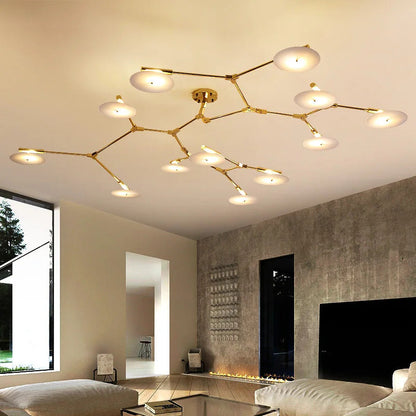 Modern tree branch chandelier luxury decoration Nordic replica lamp