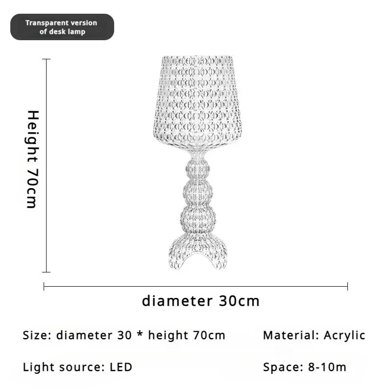 Italian Designer Acrylic Glass Wine Glass Lamp, Suitable For Exhibition Halls, Living Rooms And Bedrooms, Ambient Lamp