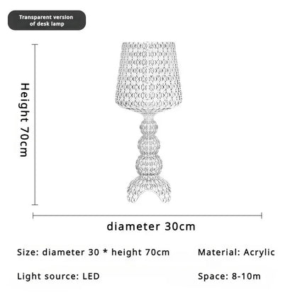 Italian Designer Acrylic Glass Wine Glass Lamp, Suitable For Exhibition Halls, Living Rooms And Bedrooms, Ambient Lamp
