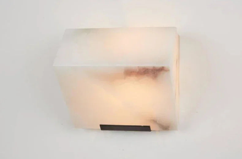 Modern Texture White Marble outdoor wall lamp corridor entry hall hotel bedside night lamp