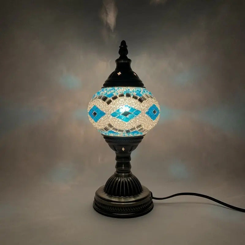 Turkish mosaic glass Table Lamp home bedside table lamp