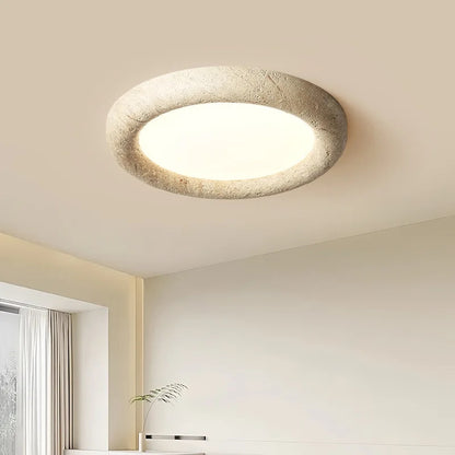 Horizon Travertine Ceiling Light