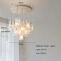Nordic Cream Style Glass Pendant Lamp Luxury stair chandelier
