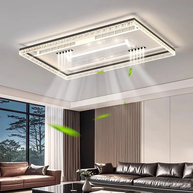 Ceiling Fan Light Invisible Bladeless Ceiling Lamp With Remote Control