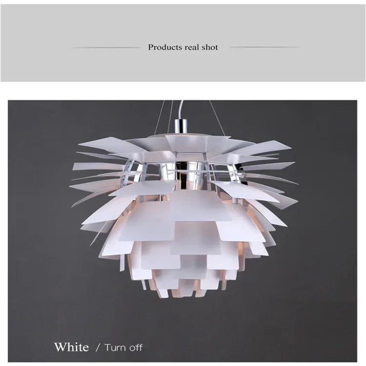 louis poulsen artichoke pendant light kitchen island lighting