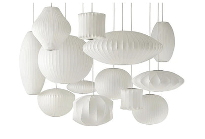 Japanese pendant light white design minimalist lamp Silk Cloth Light Clothing nelson lamp Shop Cloth loft lantern pendant lamp