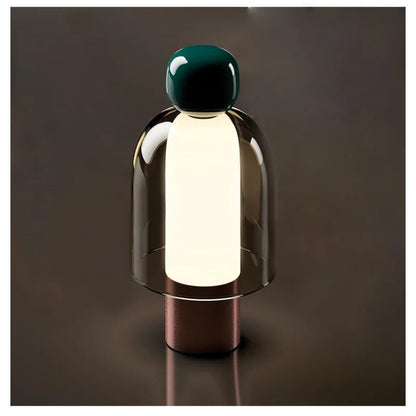 Modern Living Room Decoration Ornaments USB Charging Lamp Minimalist Study Master Bedroom Daughter's Room Glass Desk LED Lamp