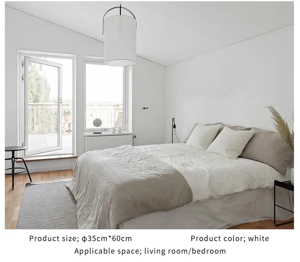 Ay Illuminate Pendant Light Nordic design linencotton DIY Fabric Lamp