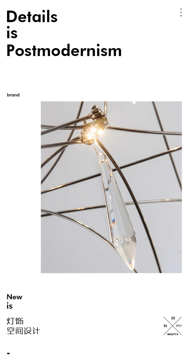 Modern Restaurant Strip Chandelier Luxury Lobby Front Desk Hanging Lamp