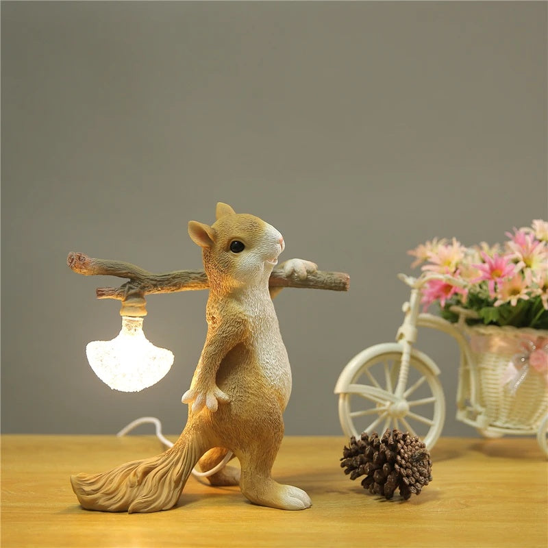 Squirrel Table Lamp