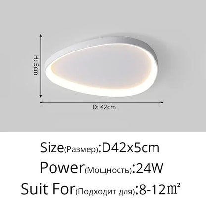 White ceiling light Home Bedroom ceiling lamp