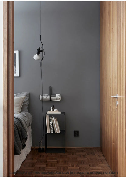 Italian Parentesi Pendant Lamp Modern Parlor Corner Lamp