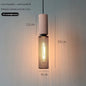 Industrial Concrete Pendant Light Home Decoration Chandelier Fixture Iron Shade Cement Hanging Lamp