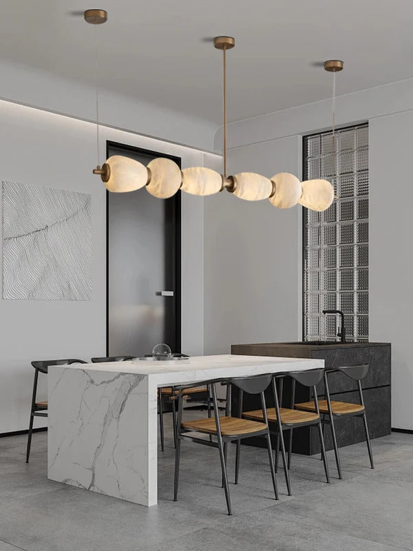 Nordic Luxury Pendant Lamp Designer All Copper Marble Pendant Lamp