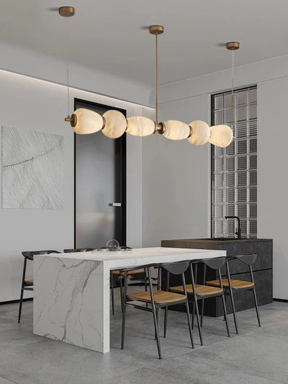 Nordic Luxury Pendant Lamp Designer All Copper Marble Pendant Lamp