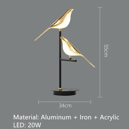 Nomi Chandelier birds chandelier Restaurant kitchen postmodern Decoration lustre design