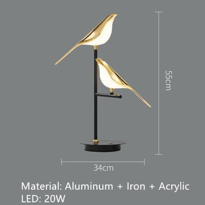 Nomi Chandelier birds chandelier Restaurant kitchen postmodern Decoration lustre design