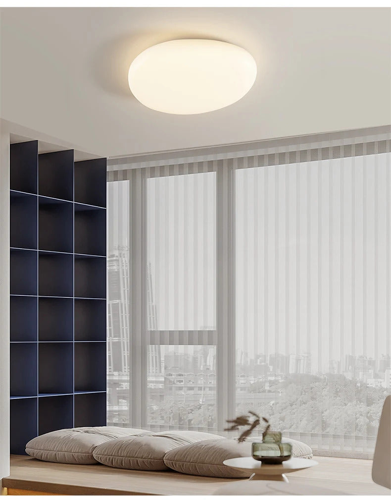 Milky white Ceiling Lamp esthetic room ceiling light fittings