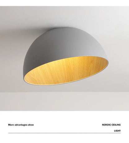 Nordic Wooden Ceiling Chandelier Modern Duo Ceiling Light