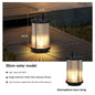 Modern Simple Clear Glass Landscape Lights Lantern Garden Solar Outdoor Light Courtyard Lawn Balcony Decoration Floor Lights