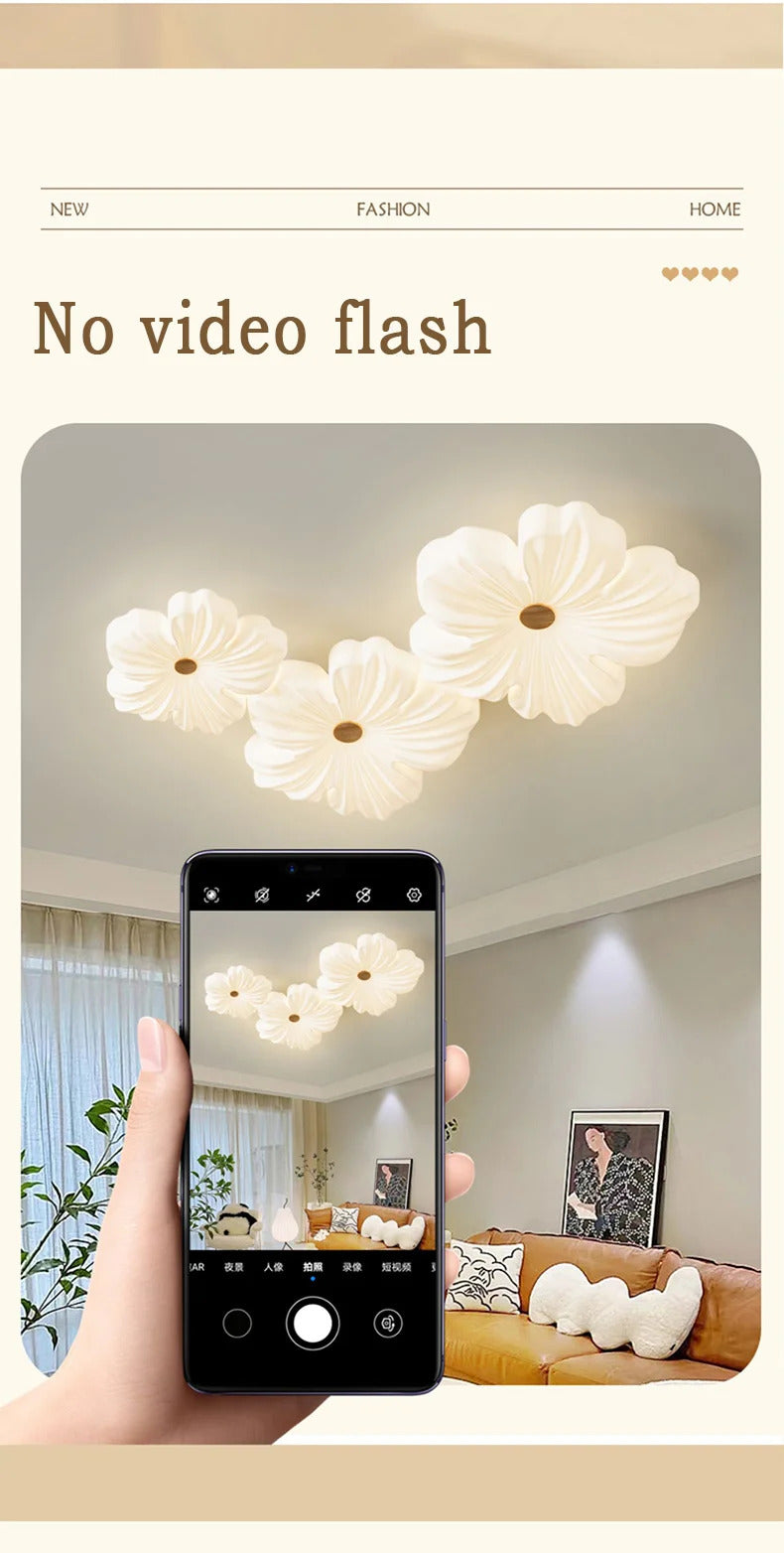 Nordic Flower Shape Ceiling Lights