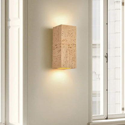 Nordic cave stone wall lamp Square outdoor Wall Lamp Cement Sconce Light LED