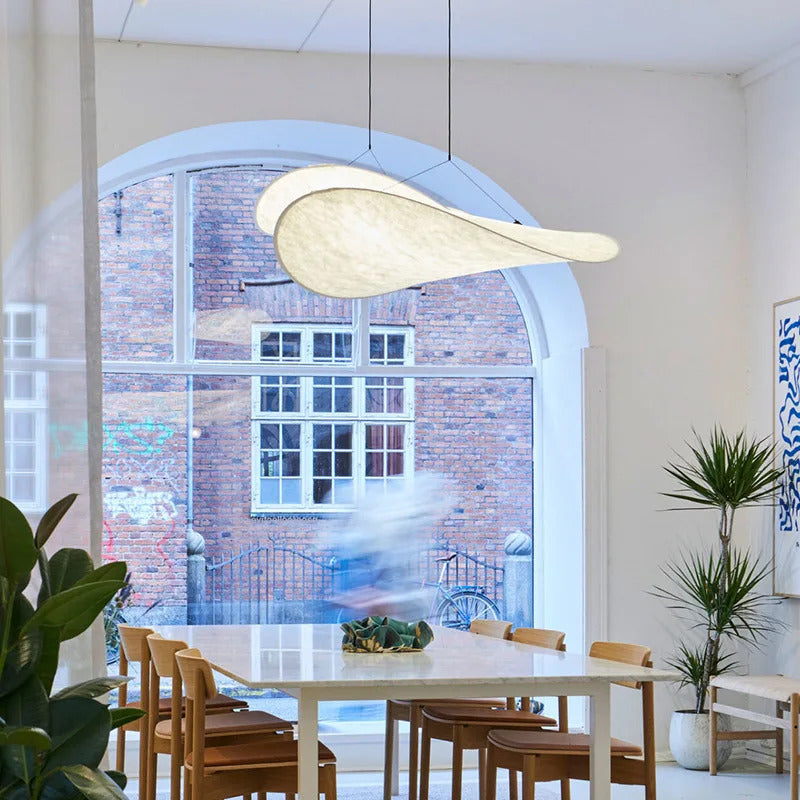 Tense Pendant Light Vertigo LED Silk Pendant Light Fabric Hanging Lamp