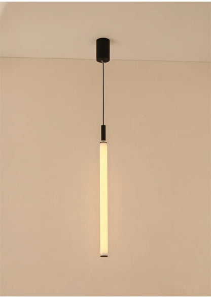 Nordic Staircase strip Pendant Light Modern Minimalist long line Villa Loft bedside Hanging Lamp