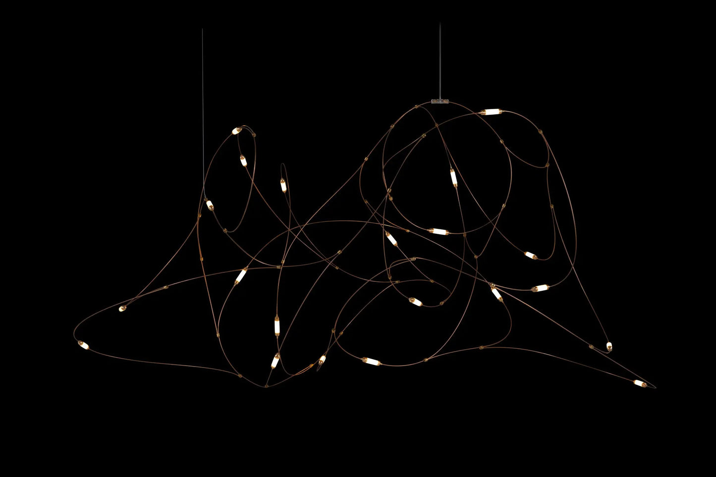 Moooi Flock Chandelier Disc Quasar Chandelier LED Firefly Pendant Light for Hotels Villas Restaurants Living Room designer lamp