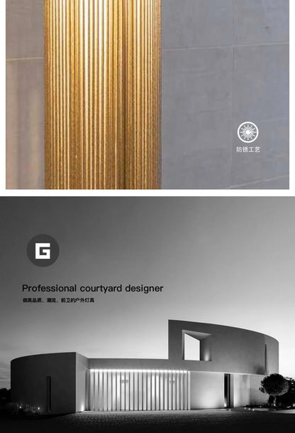 Outdoor waterproof lawn floor light Nordic rattan standing lamp Solar courtyard garden balcony