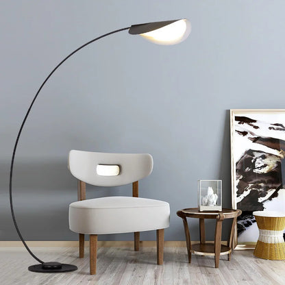 Modern Fishing floor Lamp Creative Black minimalist Living Room corner sofa standing light