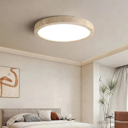 Horizon Travertine Ceiling Light