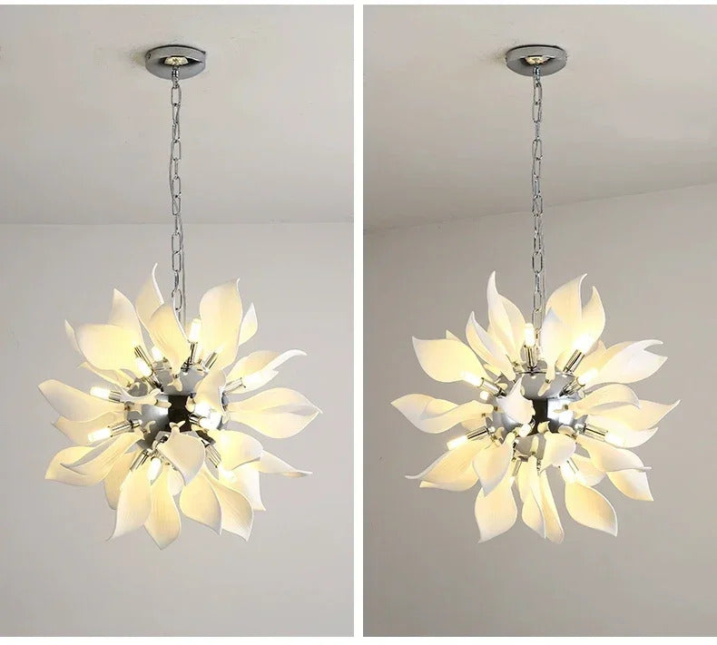 Nordic Petal chandelier Luxury Ceramic Pendant Lamp