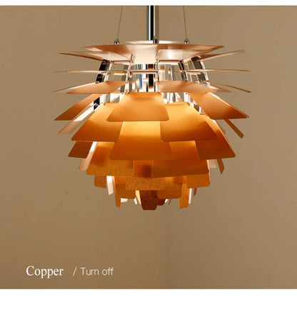 louis poulsen artichoke pendant light kitchen island lighting