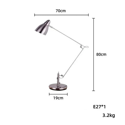 Swing Long Arm Table Lamp Flexible Adjustable Aluminum Desk Light with E27 Bulb led floor lamp