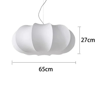 Japanese Style Wabi-sabi Style Silk Chandelier Retro Creative Bedroom Lamp