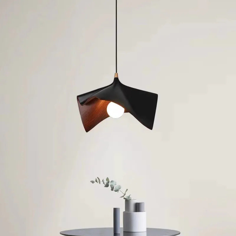 Candeeiro suspenso retro japonês de design exclusivo para restaurantes, mesa de jantar redonda moderna e minimalista, candeeiro suspenso artístico para balcão de bar. 