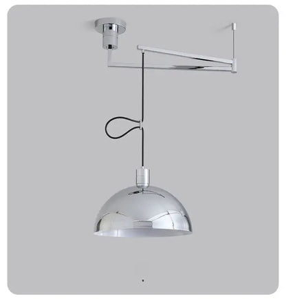 Bauhaus Telescoping Pendant Light Nordic Rocker Arm Movable swing hanging Lamps