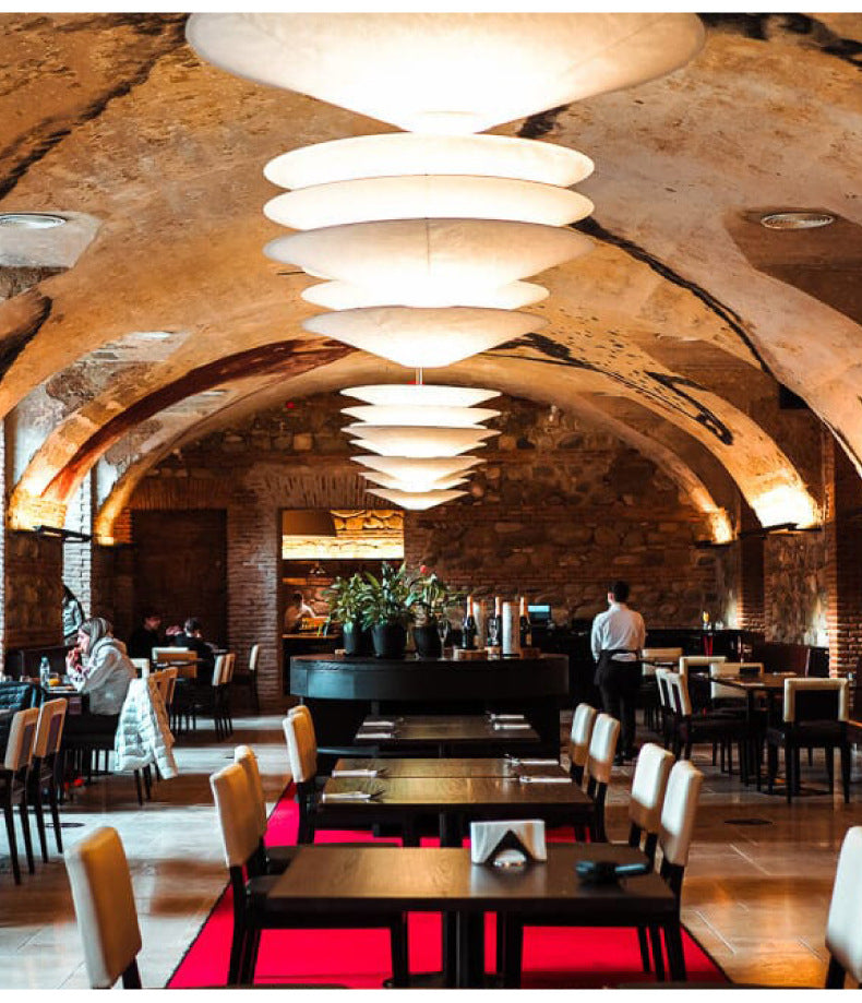 Designer Wabi Sabi Pendant Light Japanese Paper Pendant Lamp