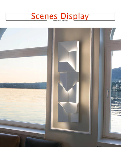 Outdoor Waterproof wall lamp Creativity 3D Model Led Sconce lights Square Wall lighting