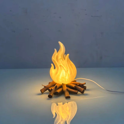 Warm Orange Glow Decor Lamp